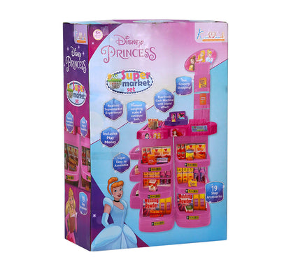Kriiddaank SupermarketSetSMS-100520-PrincessByDisneySupermarket Shopping Playset for KidsPretend Play Grocery Store SetInteractive Shopping PlaysetDisney Princess Play SupermarketRoyal Supermarket Shopping for Kids
