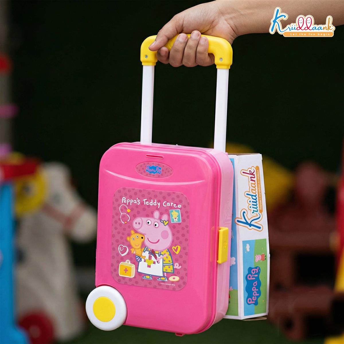 Hasbro Peppa Pig Doctor Set - Portable Medical Cart with Lights & 9 Accessories, Pretend Play Nurse & Doctor Kit for Kids Aged 3+, Pink Multipurpose Trolley Toy, Best Gift for Toddlers