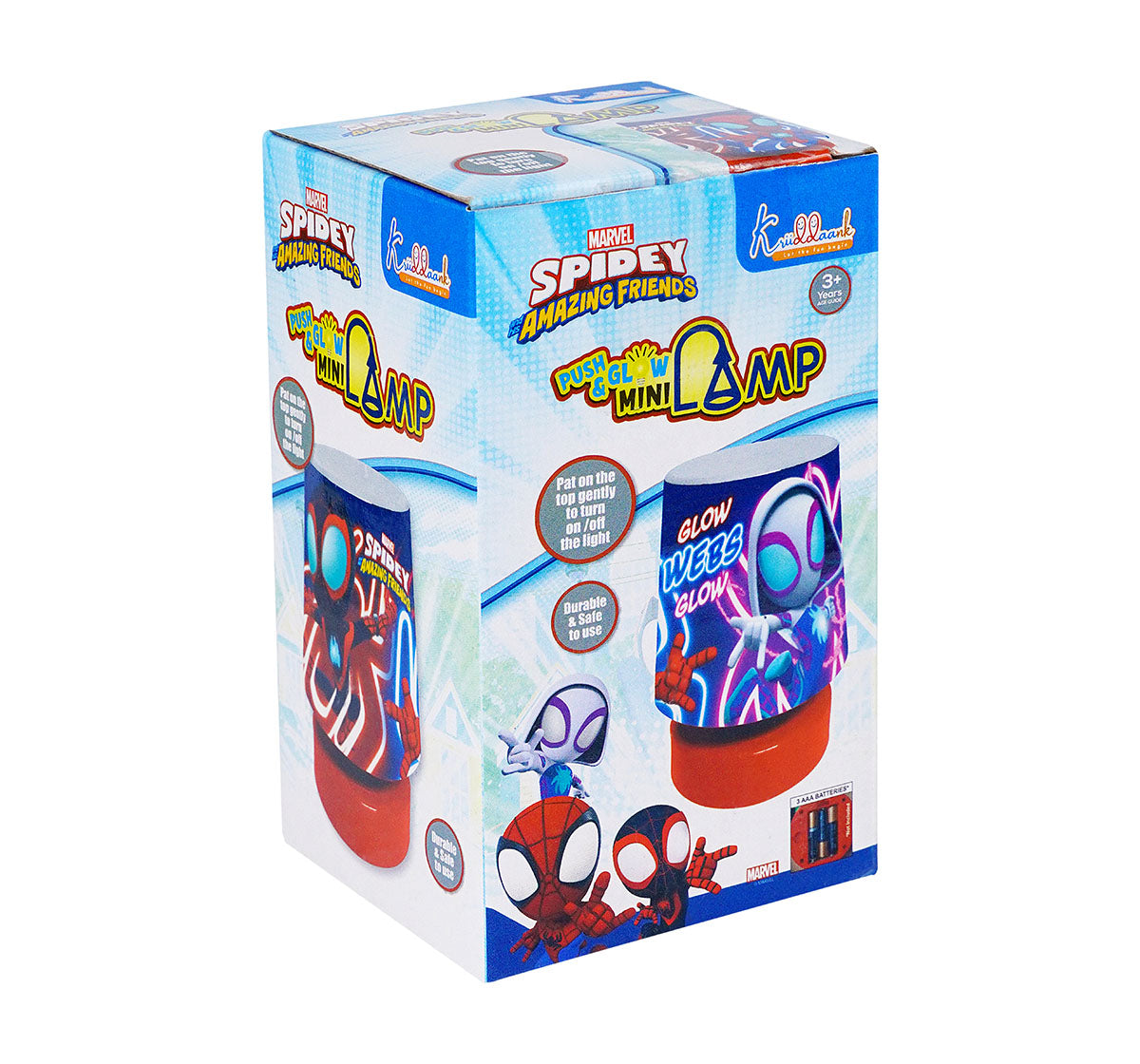 Kriiddaank  Lamp SpidermanThemed Table LampSpiderman theme lampKids Bedroom LampCharacter-Themed LampDisney Collectible Lamp