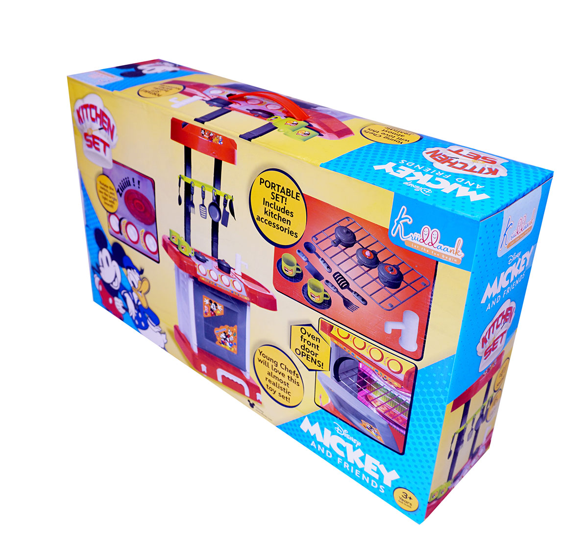 Kriiddaank  Kitchen Set MickeyMickey themed play kitchen setMickey Disney kitchen toysThemed kids' kitchen toysKids kitchen setDisney Mickey Cooking Set