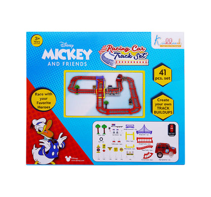 Kriiddaank  Car Track -Small MickeyFast & Fun Mickey RacetrackMini Mickey Car Track SetSound & Light FeaturesDisney’s Favorite Race TrackDisney Mickey Race Adventure