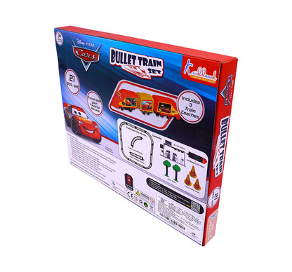 Kriiddaank TrainSet-CarsTB-100580ByDisneyElectric Train Set with Disney Cars CharactersDisney Pixar Cars Toy Train SetBest Cars Movie Train Set for ToddlersDisney Cars Collectible Train PlaysetExciting Train Set with Lightning McQueen & Friends