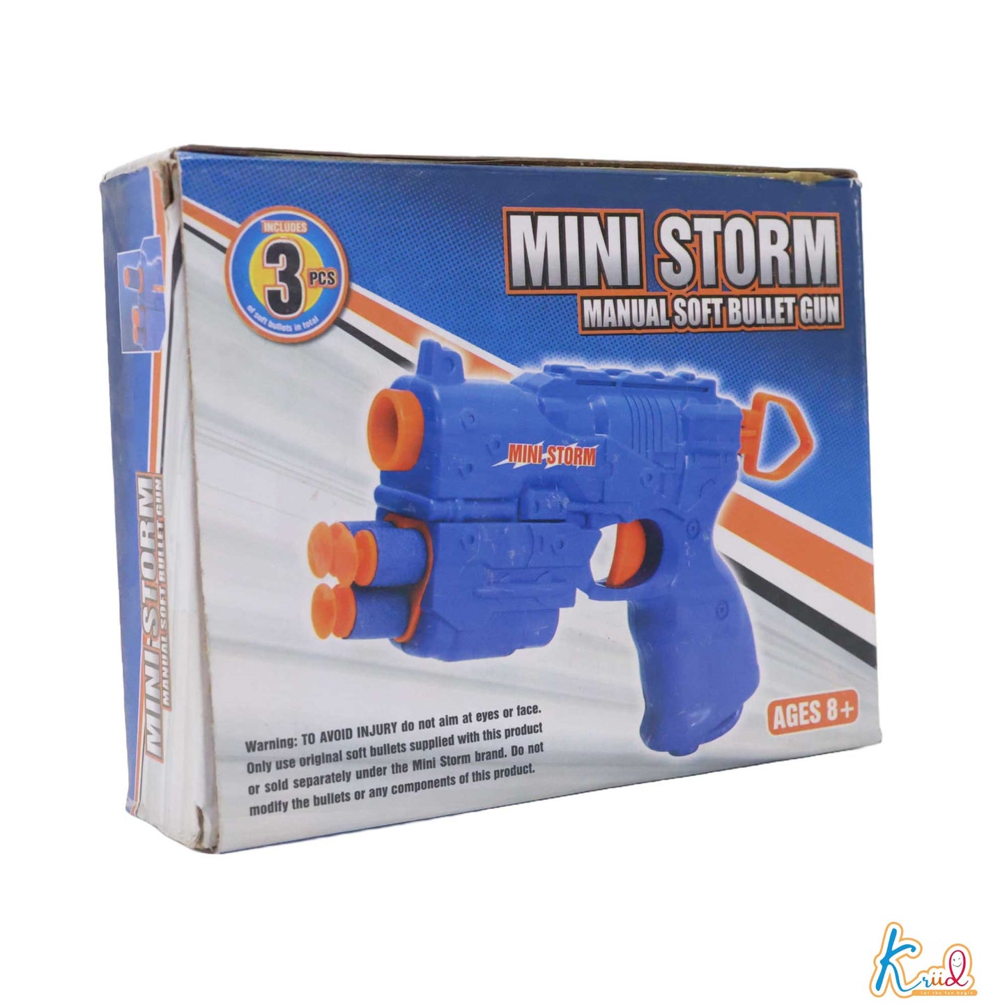 Kriiddaank  MINI STORMFun and powerful mini storm gun toyMini storm shooter for childrenCompact storm gun for playtimeMini blaster toy for boys and girlsMini blaster toy for boys and girls