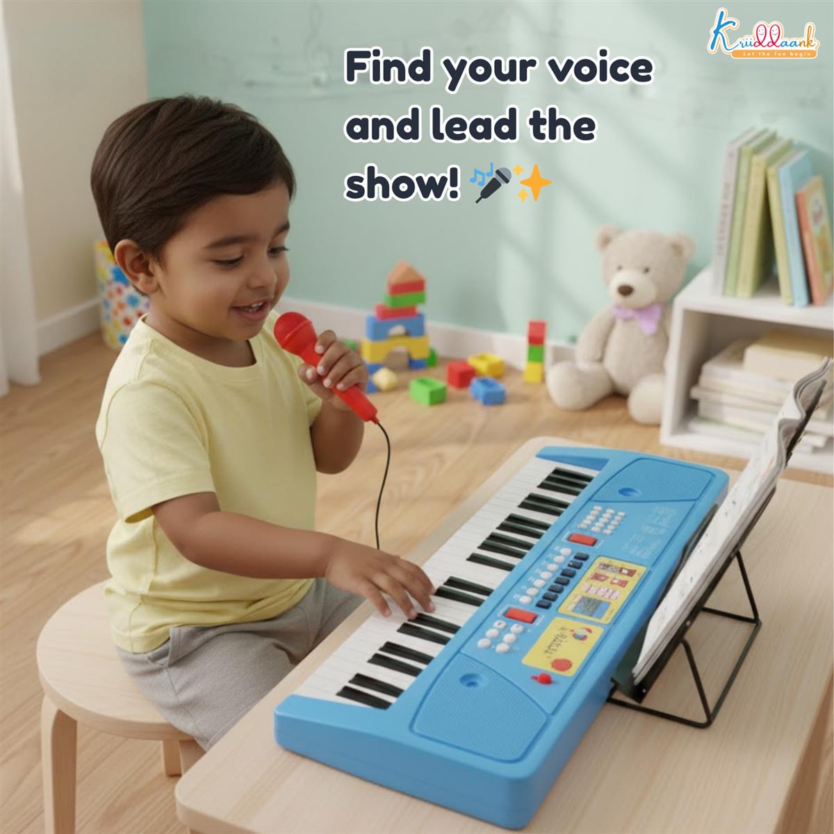 Spiderman Keyboard Piano for Kids - 50 Keys Electronic Organ with Microphone, 16 Rhythms, 8 Instrument Sounds & 16 Tones, USB/Battery Powered Musical Learning Toy for Boys & Girls 3+ Years Old