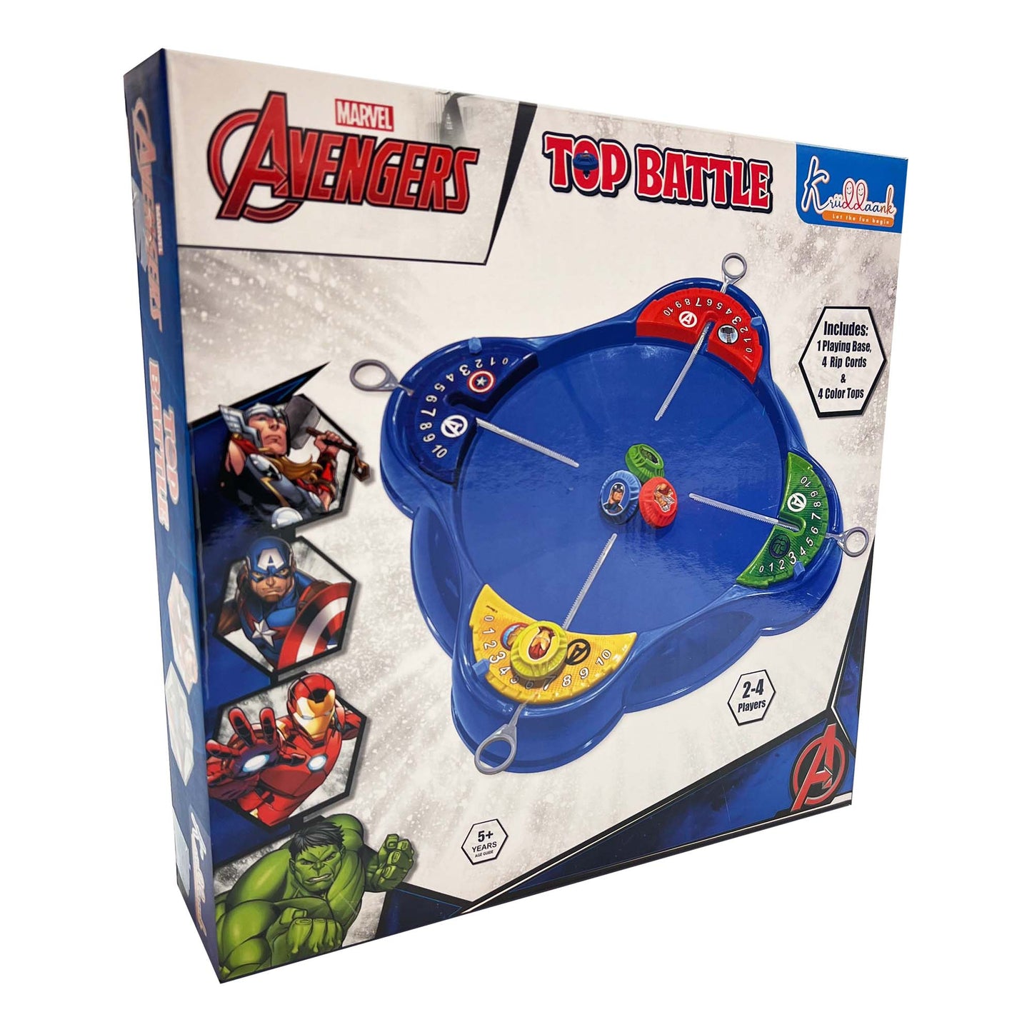 Kriiddaank TopBattel-AvengersThemeByMarvelAvengers Beyblade Style Battle TopsMarvel Avengers Spinning Top GameMarvel Superhero Spinning Top GameSpinning Battle Tops for Boys & GirlsBest Avengers Toy Gift for Kids
