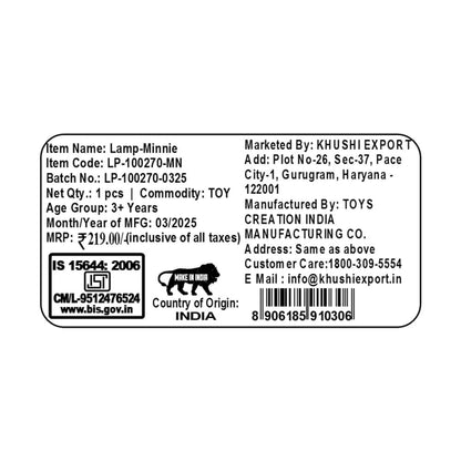 Kriiddaank  Lamp MinnieThemed Table LampMinnie Night LampKids Bedroom LampDisney Collectible LampKids Bedroom Lamp