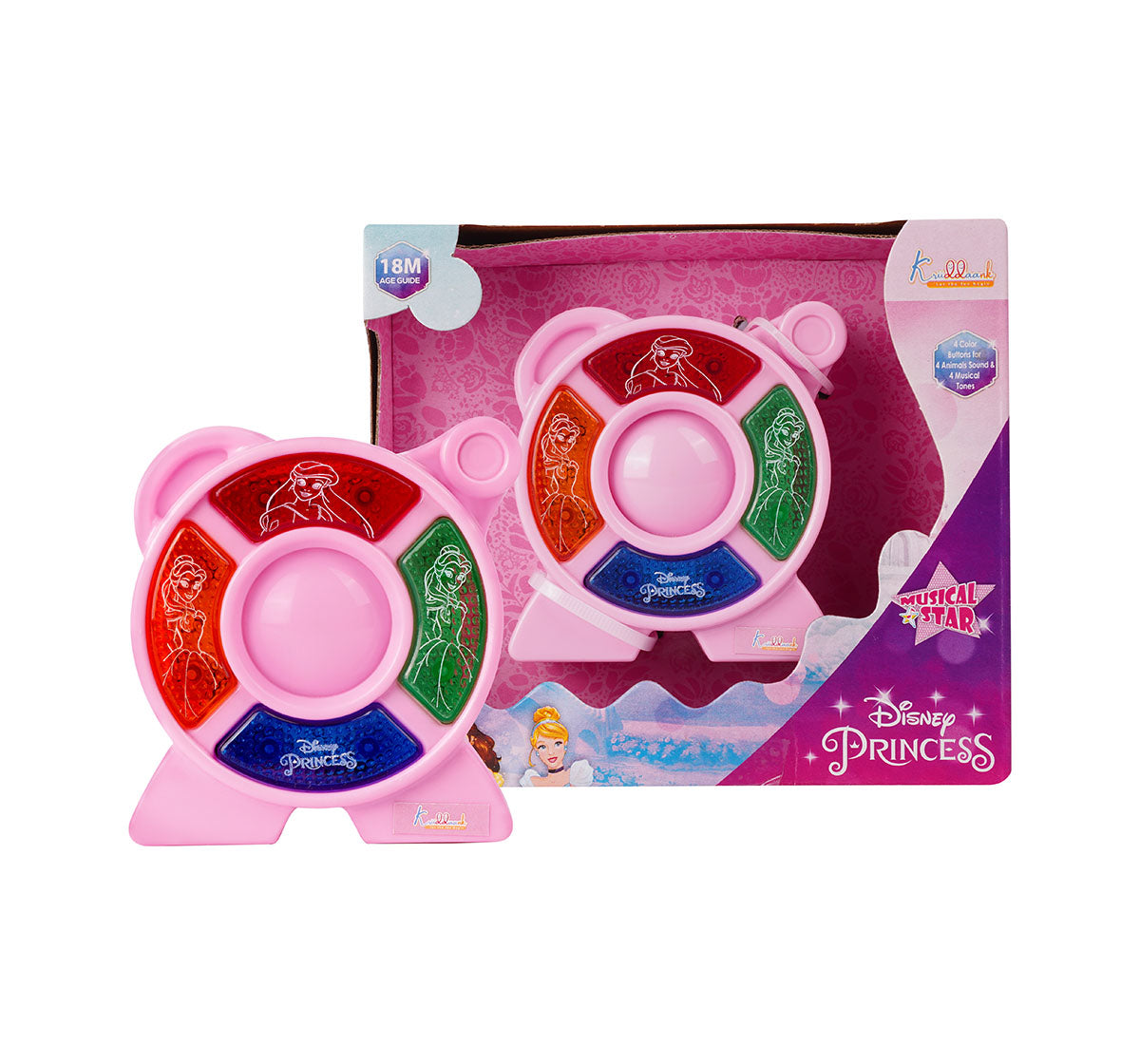 Kriiddaank MusicStar-PrincessThemeMSS-100350ByDisneyFairy Tale Music StarRoyal-Themed SpeakerPrincess LED SpeakePortable Music Star SpeakerDisney Fairy Tale Audio Device kriiddaank / 8.5 / 3.5