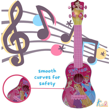 Kriiddaank Guitar-PrincessThemeGB-100180ByDisneyBest Gift for Girls & KidsMusical Instrument Toy for KidsGift for Girls - Princess Music ToyDisney Princess Birthday Gift for GirlsEducational Sound & Music Toys