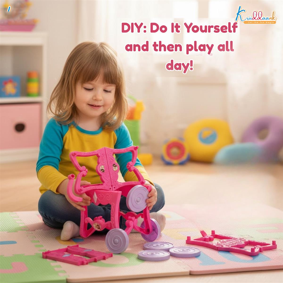 Barbie 32 Pieces Tea Set Trolley for Kids 3Y+ with Music and Sounds, Pink Pretend Play Kitchen Toy Set, Safe & Non-Toxic Musical Tea Party Playset, Ideal Birthday Gift for Girls