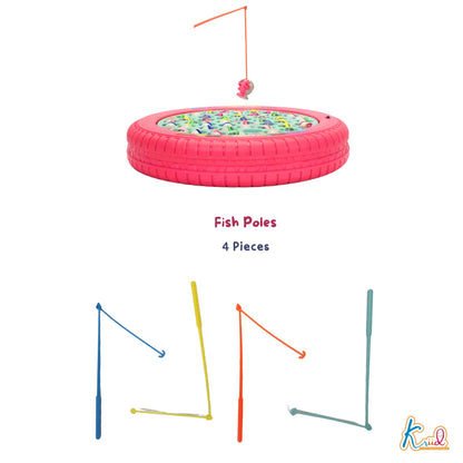 Kriiddaank MusicalFishingSmall-BarbieThemeByMattelBarbie Fishing Playset for KidsBarbie-Themed Magnetic Fishing GameBarbie Fishing Playset for Girls & BoysSmall Musical Fishing Game for Barbie FansBarbie Fishing Playset for Girls & Boys