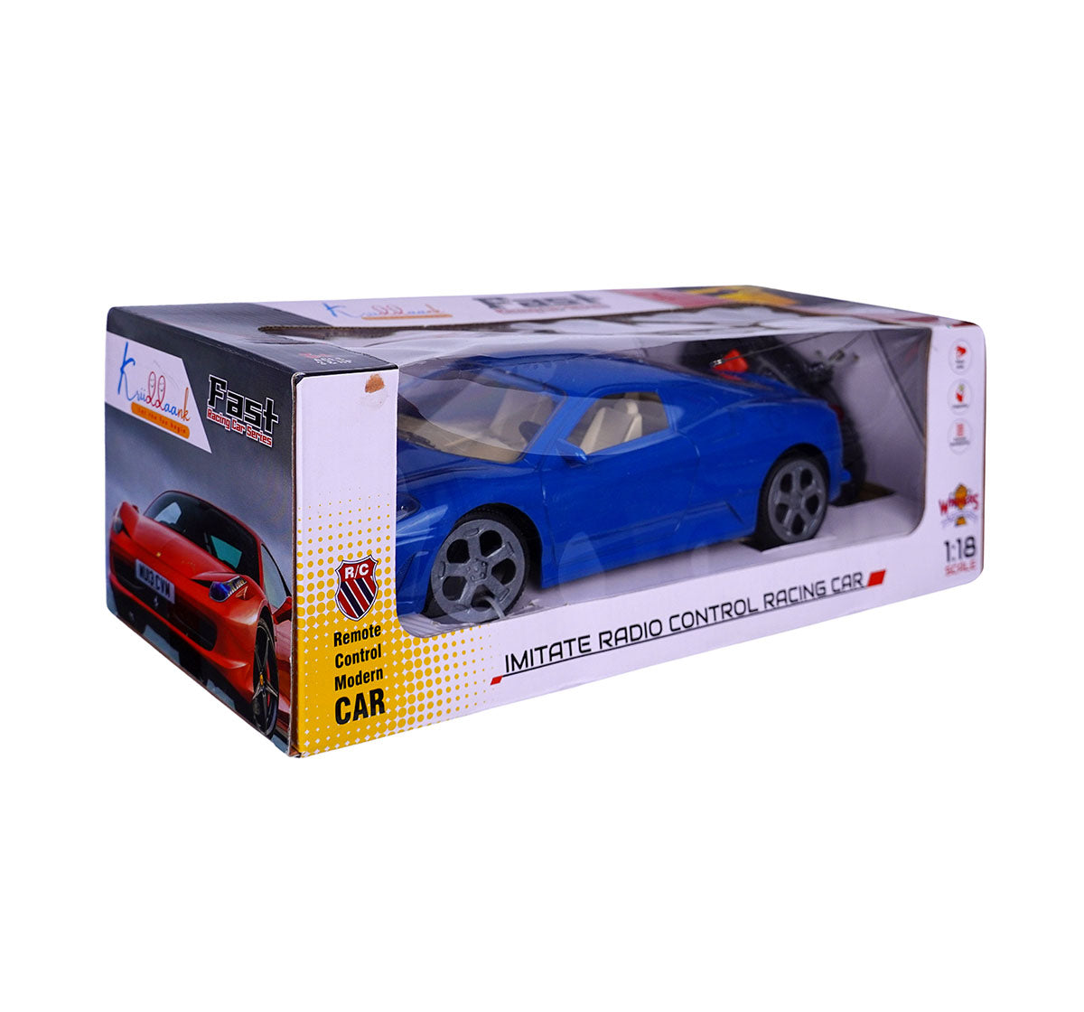 Kriiddaank RCCarRCC-100470RC Racing Car for KidsCool Remote Control Car with LED LightsHigh-Speed Remote Control CarBest RC Car for Kids & AdultsElectric RC Car with Turbo Speed