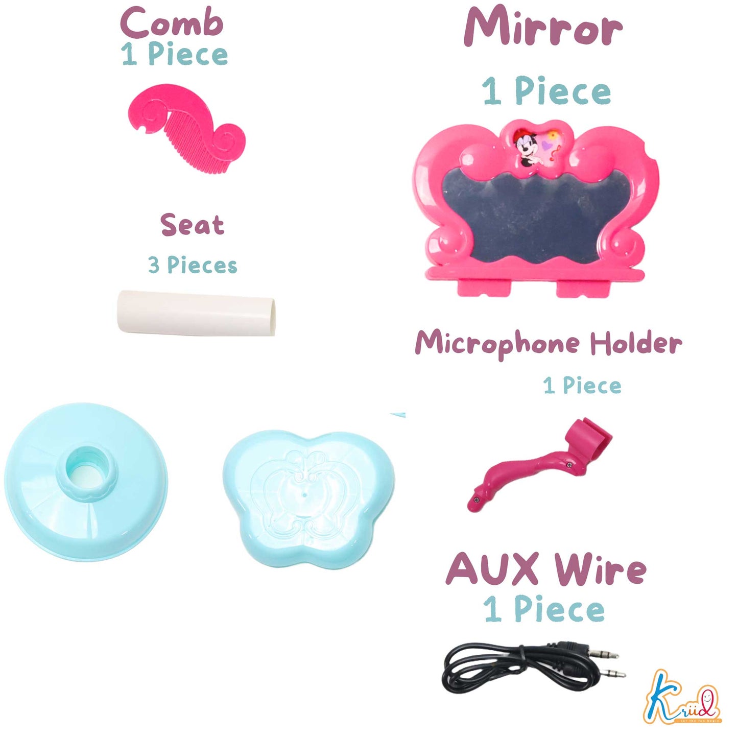 Kriiddaank  Little Pianist MinnieLittle Pianist toy keyboardKids’ Little Pianist musical toyLittle Pianist piano for musical explorationLittle Pianist toy with fun sound effectsPortable mini keyboard for toddlers