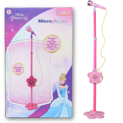 Kriiddaank Microphone-PrincessThemeByDisneyKids Singing MicrophonePortable Karaoke Mic for KidsKaraoke Set for KidsInteractive Microphone ToyMagical Princess Microphone