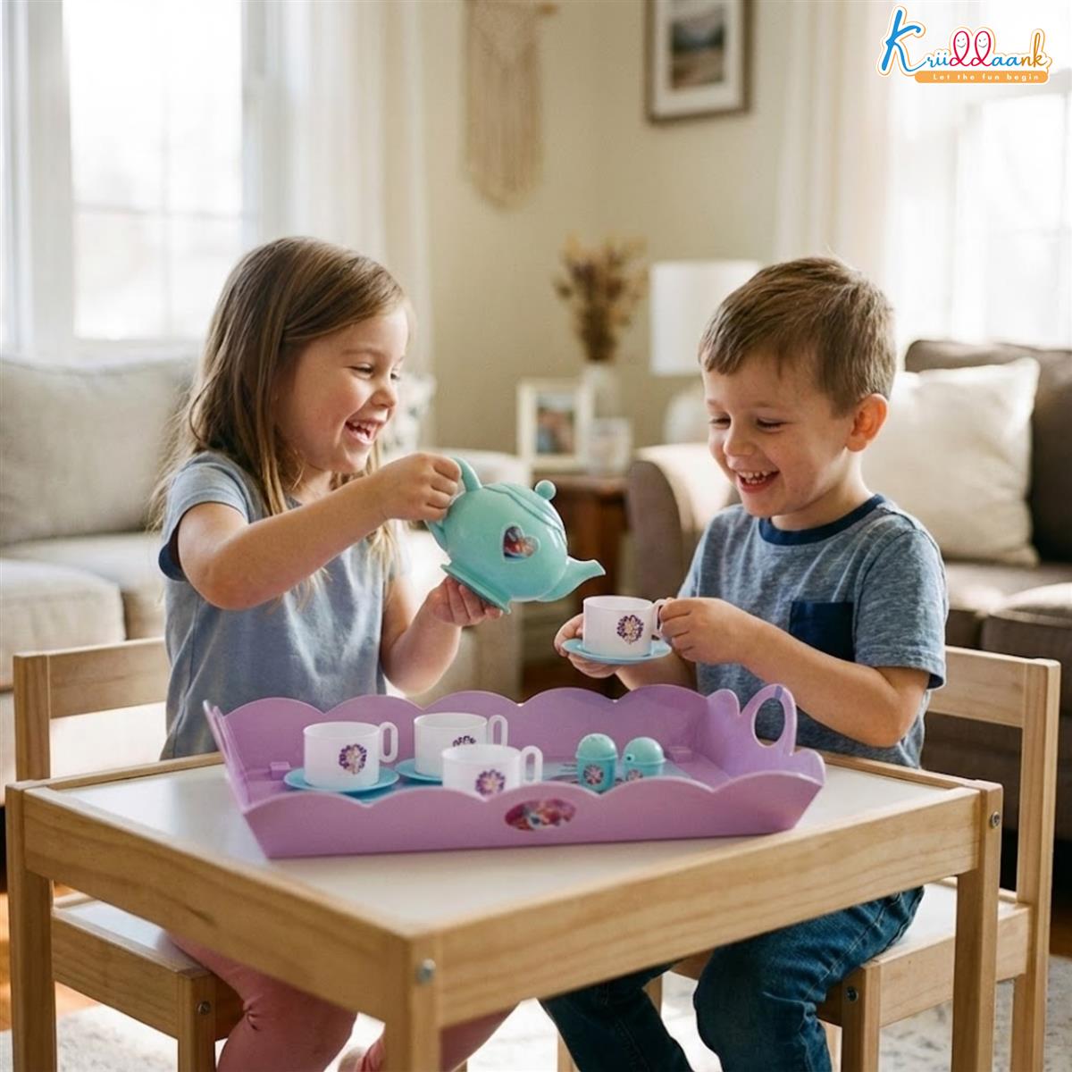 Frozen Tea Party Set - Elsa & Anna Pretend Play Kitchen Toys for Kids, 12 Pcs Battery-Operated Tea Kettle with Boiling Sound & Music, Interactive Birthday Gift for Girls & Boys Ages 3+
