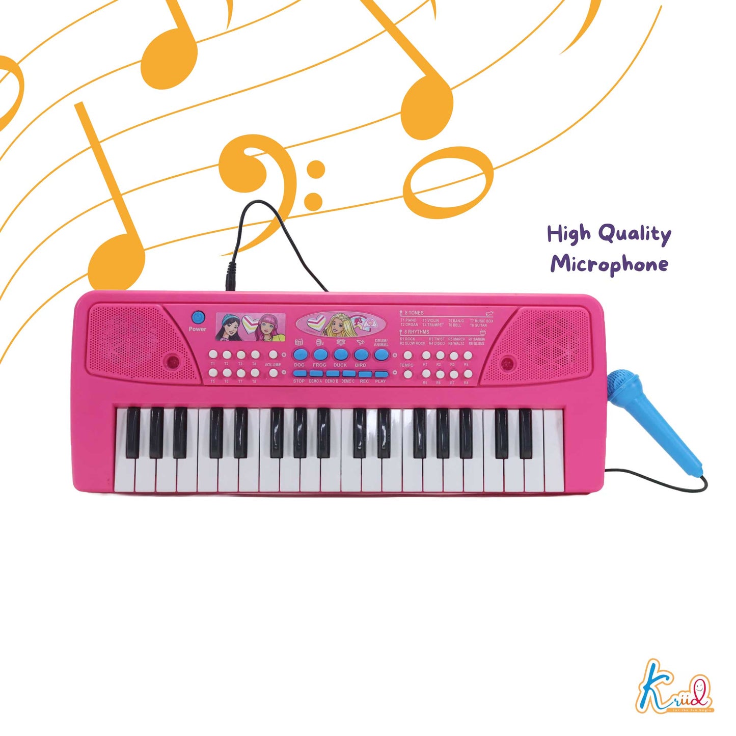 Kriiddaank Keyboard400-PeppaPigThemeByHasbroPeppa Pig Learning Keyboard for ToddlersPeppa Pig Musical Piano for Kids on AmazonPeppa Pig Keyboard for KidsTea Cart Toy for ToddlersPeppa Pig Musical Piano