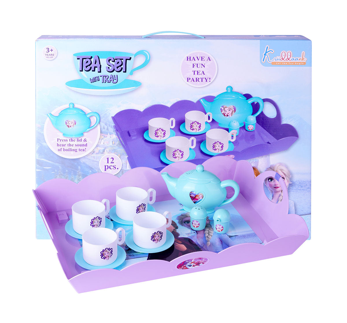 Kriiddaank Tea set with Tray Frozen
