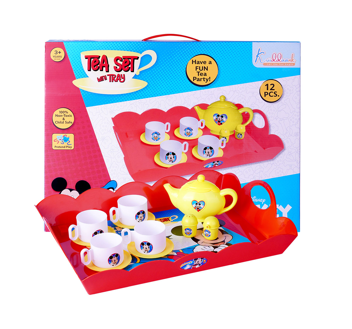 Kriiddaank Tea set with Tray Frozen
